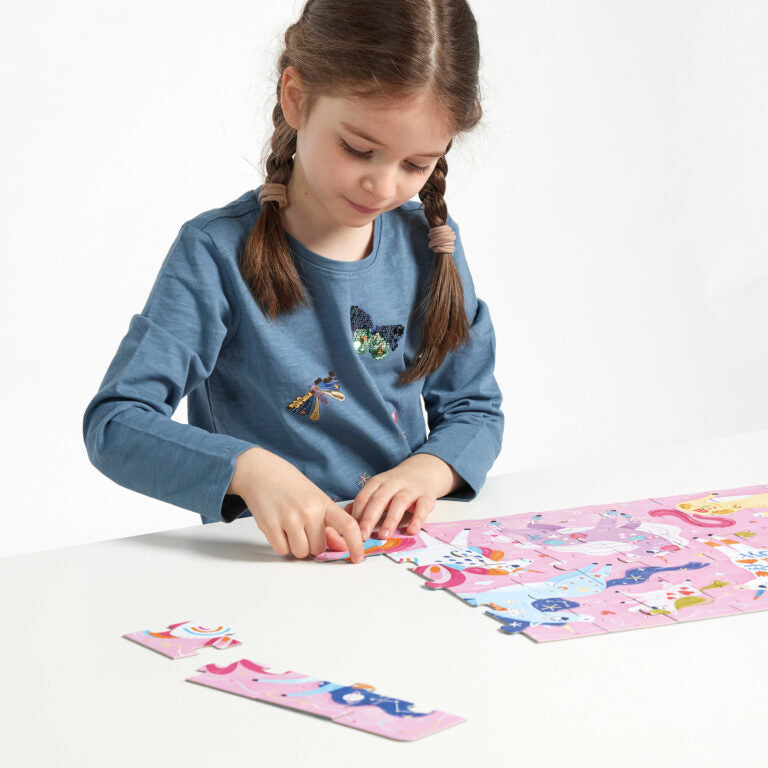 Banana Panda - J'adore les licornes - Puzzle 60 pièces (4 ans et +)