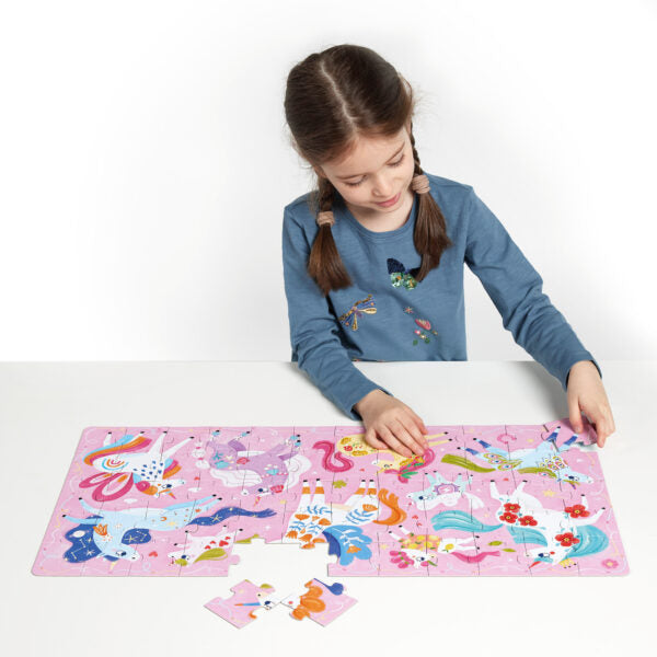 Banana Panda - J'adore les licornes - Puzzle 60 pièces (4 ans et +)