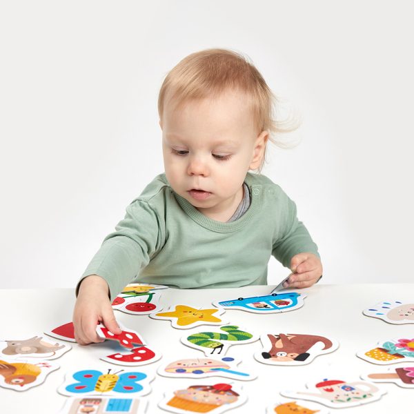 Banana Panda - Mes Premiers Puzzles - 2 Puzzles x 19 Mini Puzzles - Paires Joyeuses - (15M+)