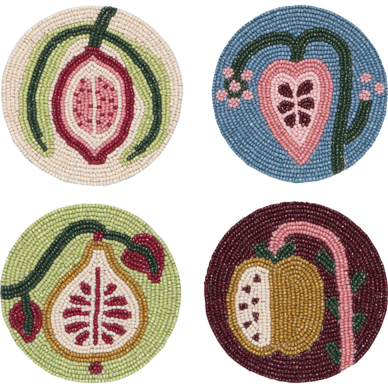 Danica Studio - Pome Beaded Coasters Set of 4
