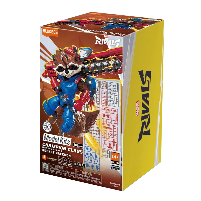 BLOKEES - Marvel Rivals Champion Class 08 Rocket Raccoon Model Kits