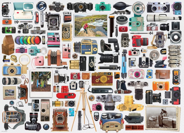 Eurographics - Puzzle 1000 pièces - Le Monde des Appareils Photo
