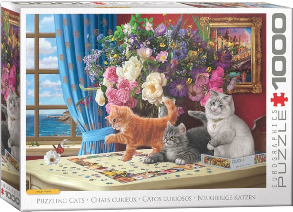 Eurographics - Puzzle de 1000 pièces - Puzzling Cats - Image World