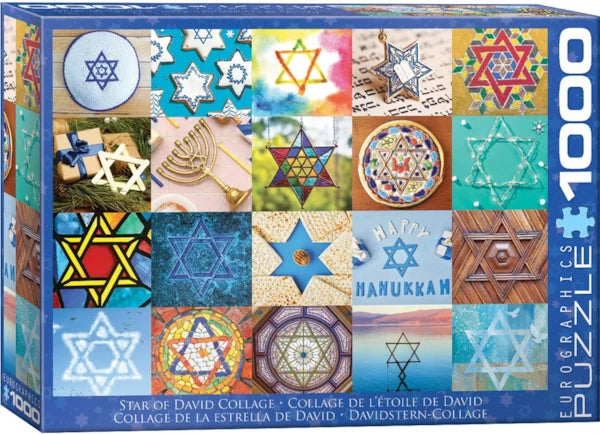 Eurographics - Puzzle de 1000 pièces - Étoile de David - Collage