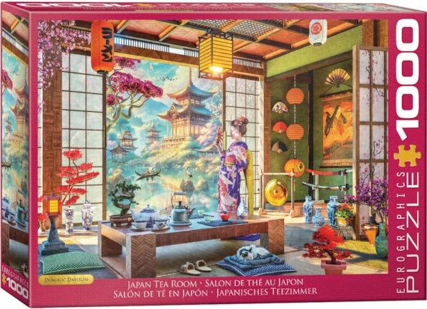 Eurographics - Puzzle de 1000 pièces - Salon de thé japonais par Dominic Davison