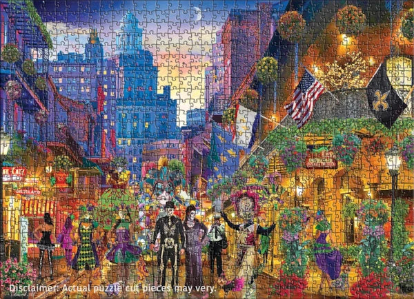 Eurographics - Puzzle de 1000 pièces - Mardi Gras, La Nouvelle-Orléans par David MacLean