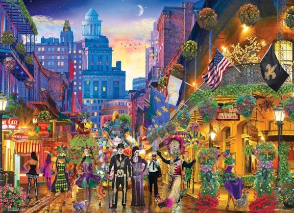 Eurographics - Puzzle de 1000 pièces - Mardi Gras, La Nouvelle-Orléans par David MacLean