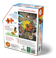 Madd Capp Puzzles – I Am Butterfly Jigsaw Puzzle | 300 Pieces – back of packaging