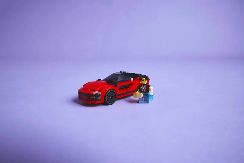 LEGO - 60448 - CITY - Voiture de sport rouge - 109 pièces