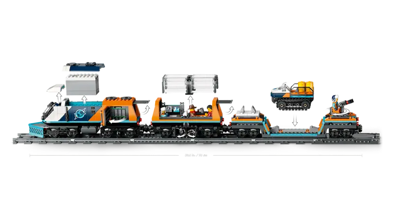 LEGO - 60470 - CITY - Explorers' Arctic Polar Express Train - 1517pcs