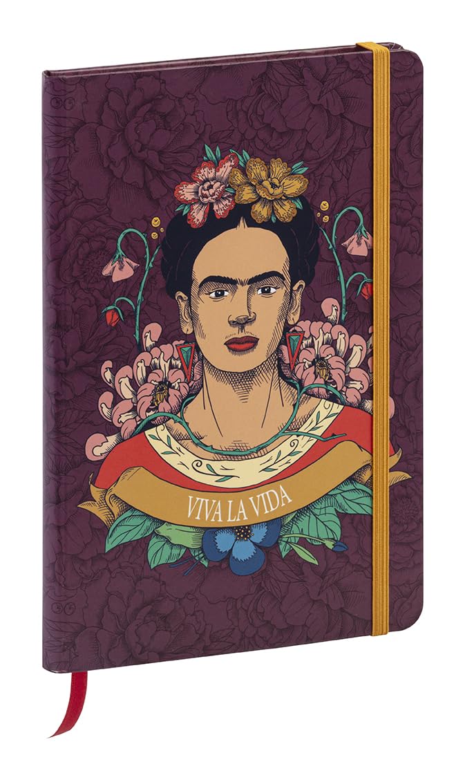 Clairefontaine Frida Kahlo Notebook – A5 hardcover, 160 pages, assorted design