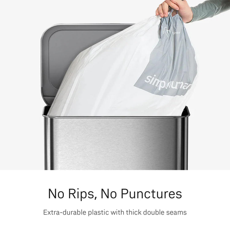 simplehuman Code K Trash Liners CW0171CP, 35–45 L, 100 Count