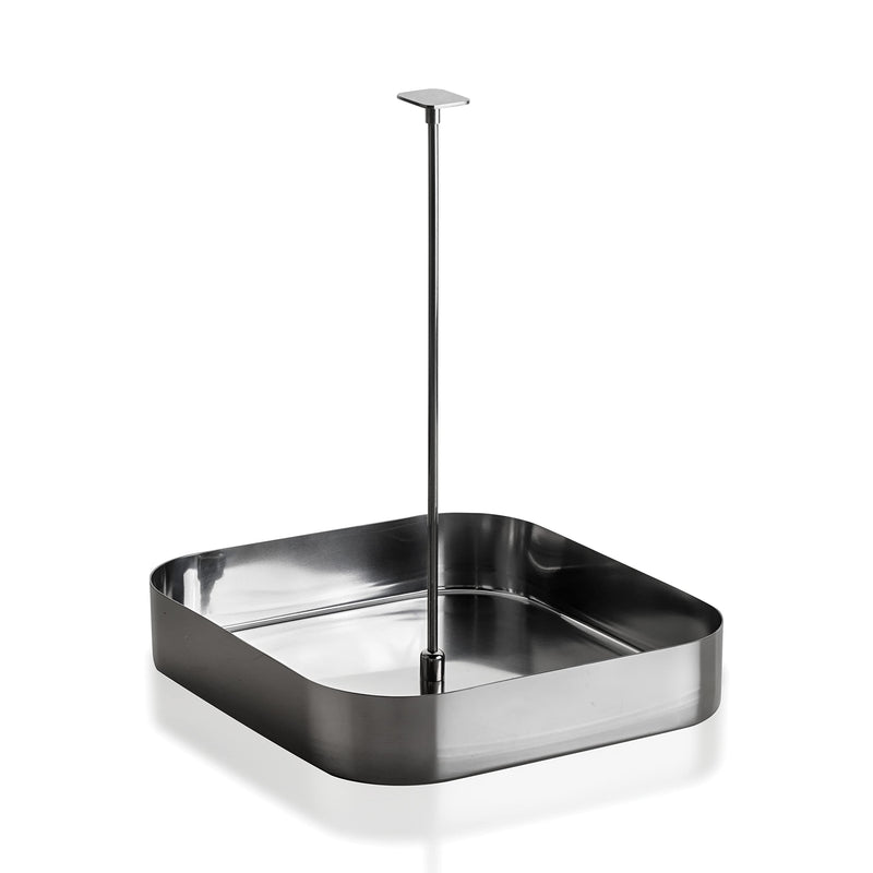 Mepra - Stile by Pininfarina Condiment Caddy - 8.66"W x 8.66"D - Mirror