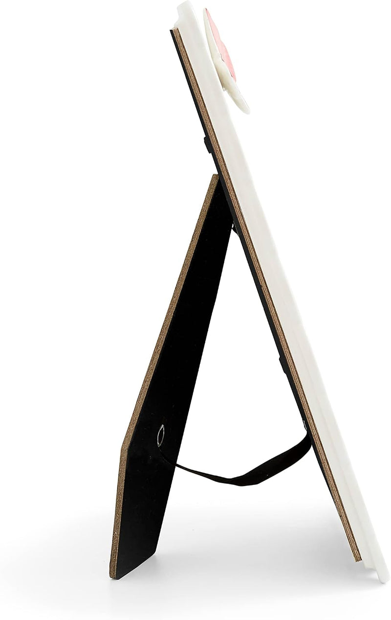 Botanic Garden Bouquet photo frame, side view with easel