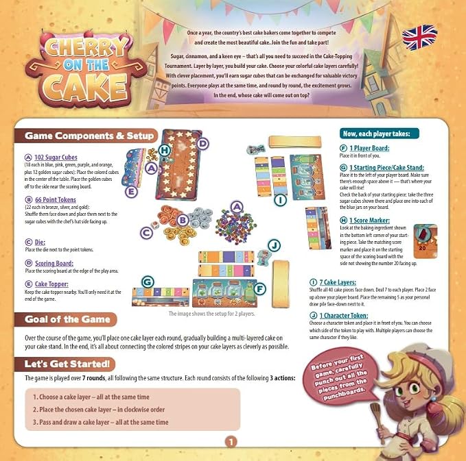 Schmidt Spiele - Cherry On The Cake (Multi)