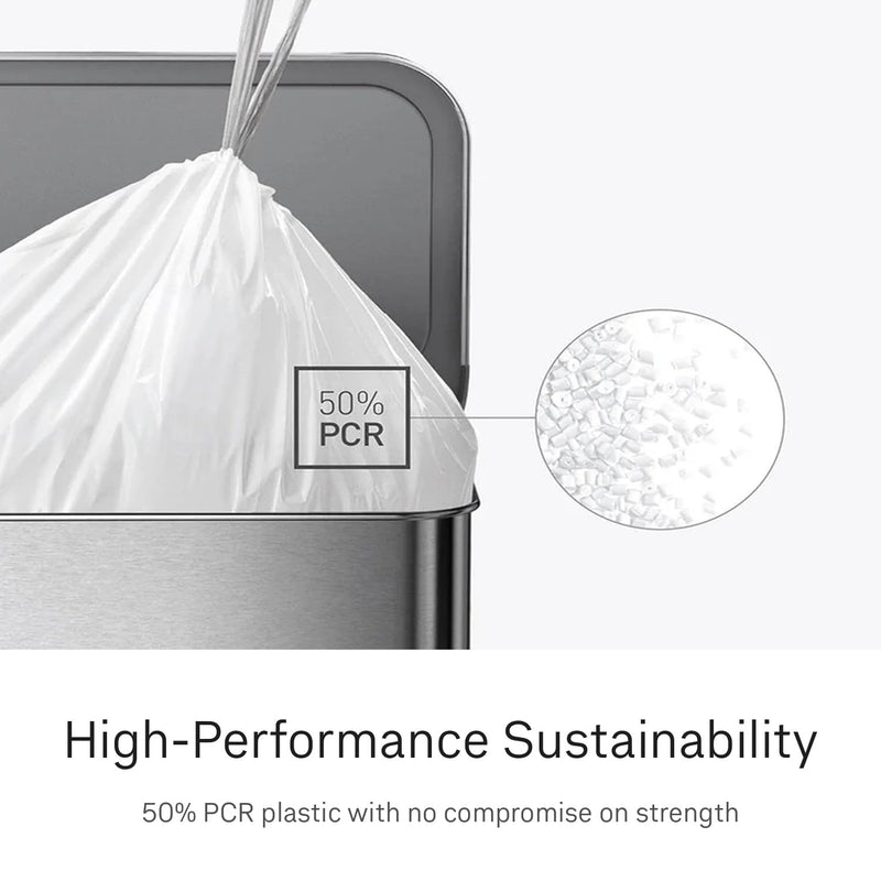 simplehuman Code J Trash Liners CW0169CP, 30–45 L, 100 Count