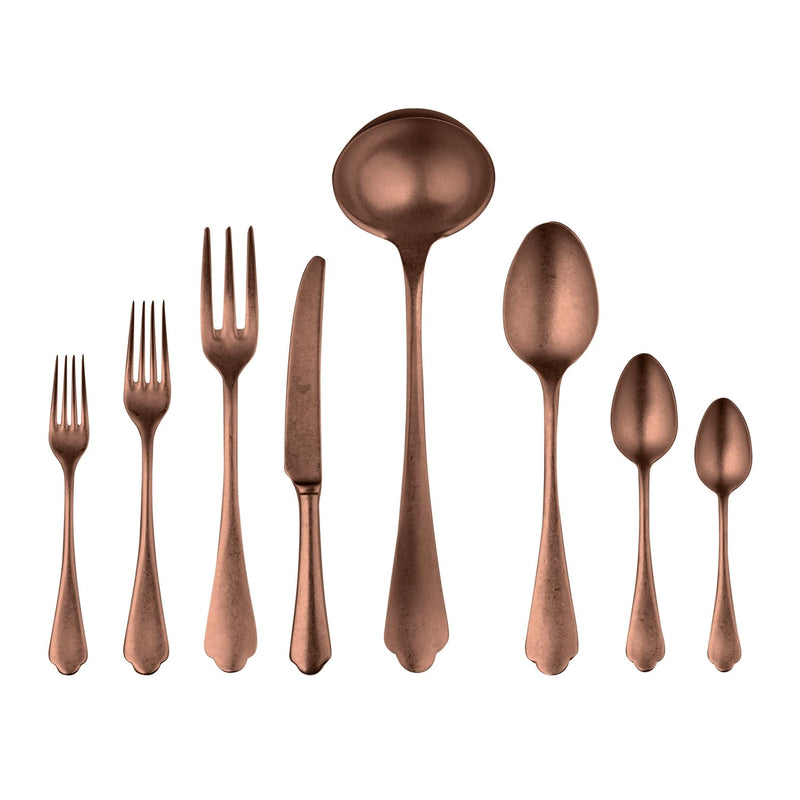 Mepra - Dolce Vita Pewter Bronze - Ménagère de 43 pièces