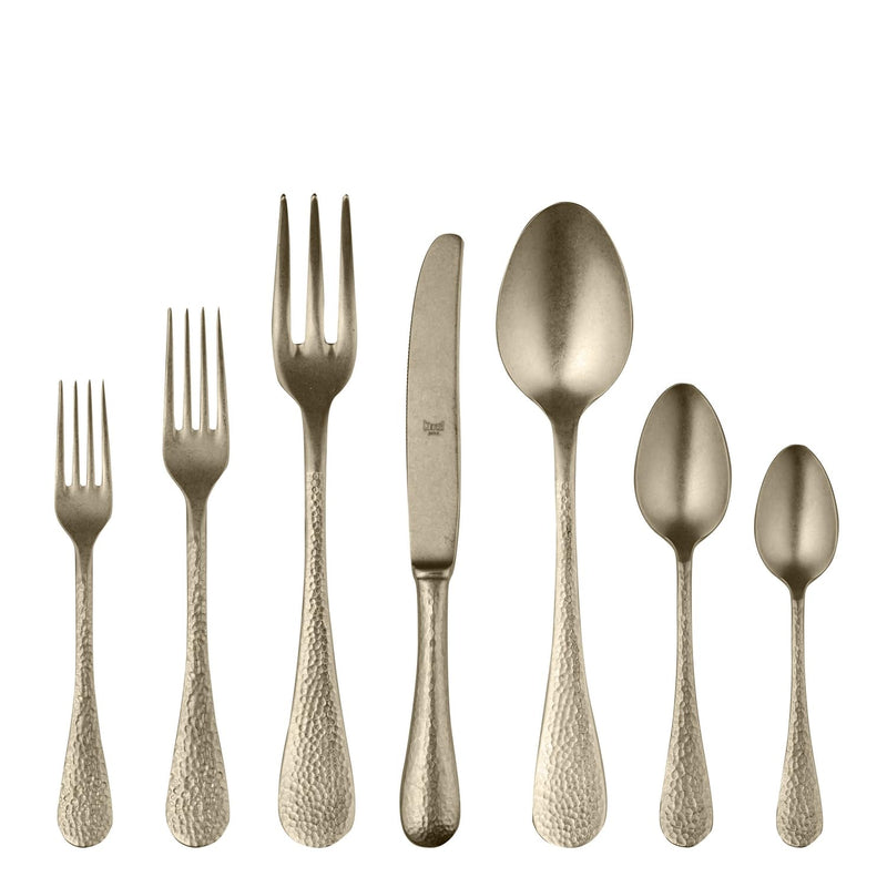 Mepra - Epoque Pewter Champagne - 32-Piece Flatware Set