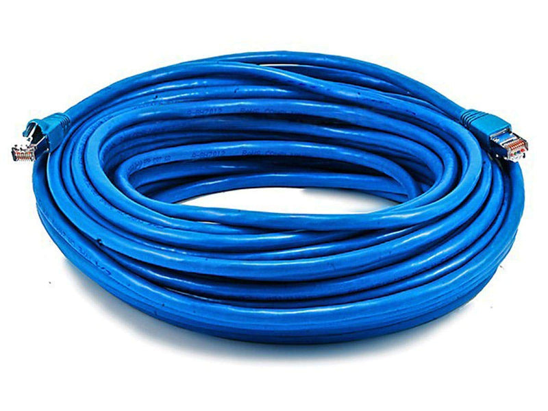 Monoprice Cat6A Ethernet Patch Cable 75ft - Blue