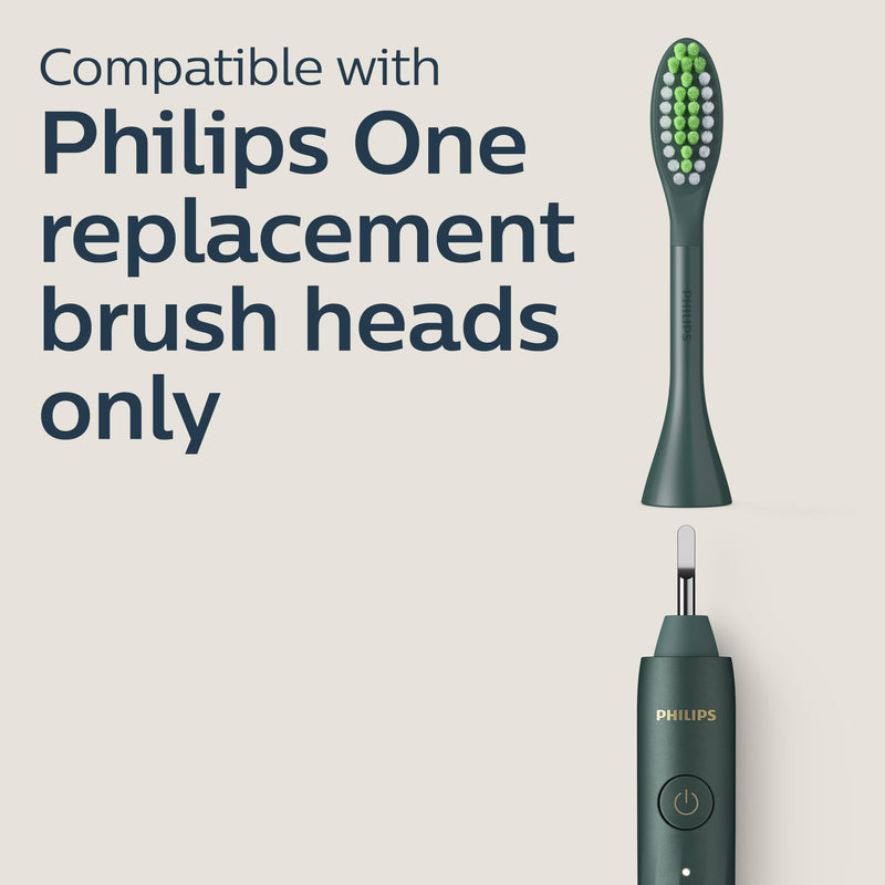 Philips One by Sonicare Rechargeable Toothbrush HY1200/28, Green
