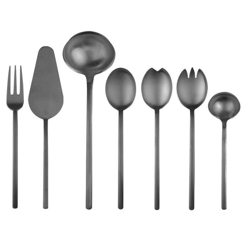 Mepra - Due Ice Black Gold - Service de 7 pièces
