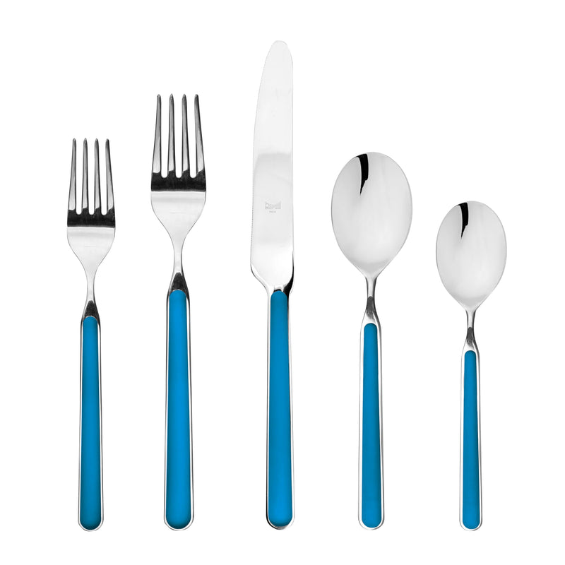 Mepra - Fantasia Electric Blue - 5-Piece Flatware Set