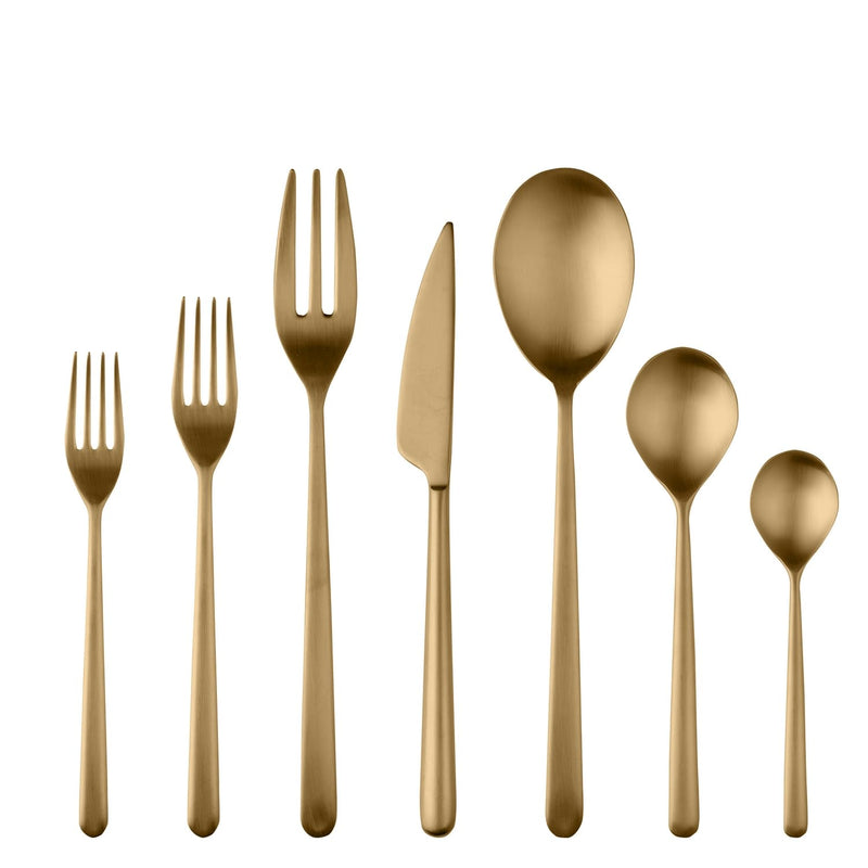 Mepra - Linea Ice Gold - 32-Piece Flatware Set