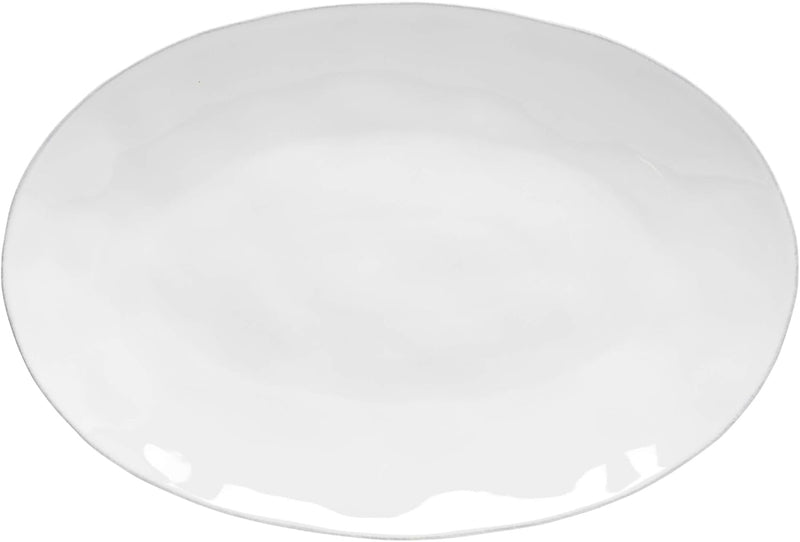 Costa Nova - Plat ovale Livia blanc