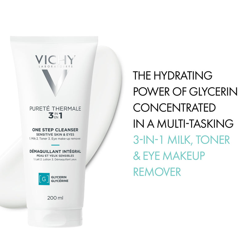 Vichy Pureté Thermale 3-in-1 Cleanser, 200 mL