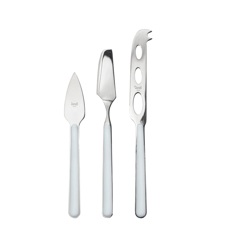 Mepra - Fantasia Light Blue - 3-Piece Cheese Knife Set