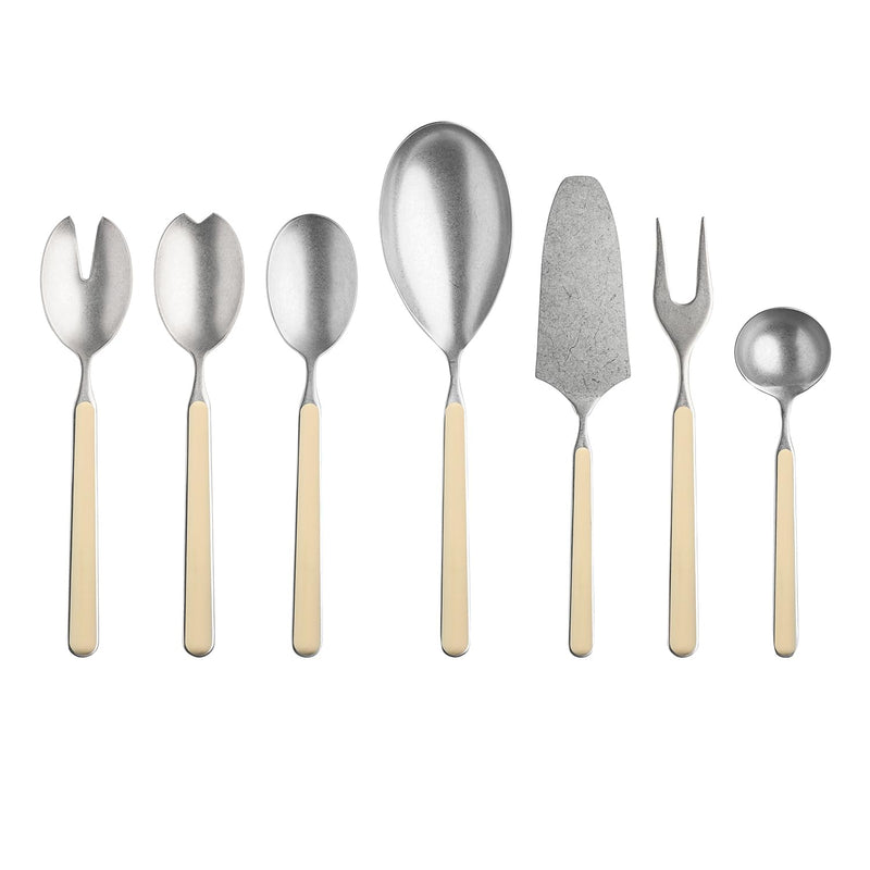 Mepra - Fantasia Pewter Sesame - 7-Piece Serving Set