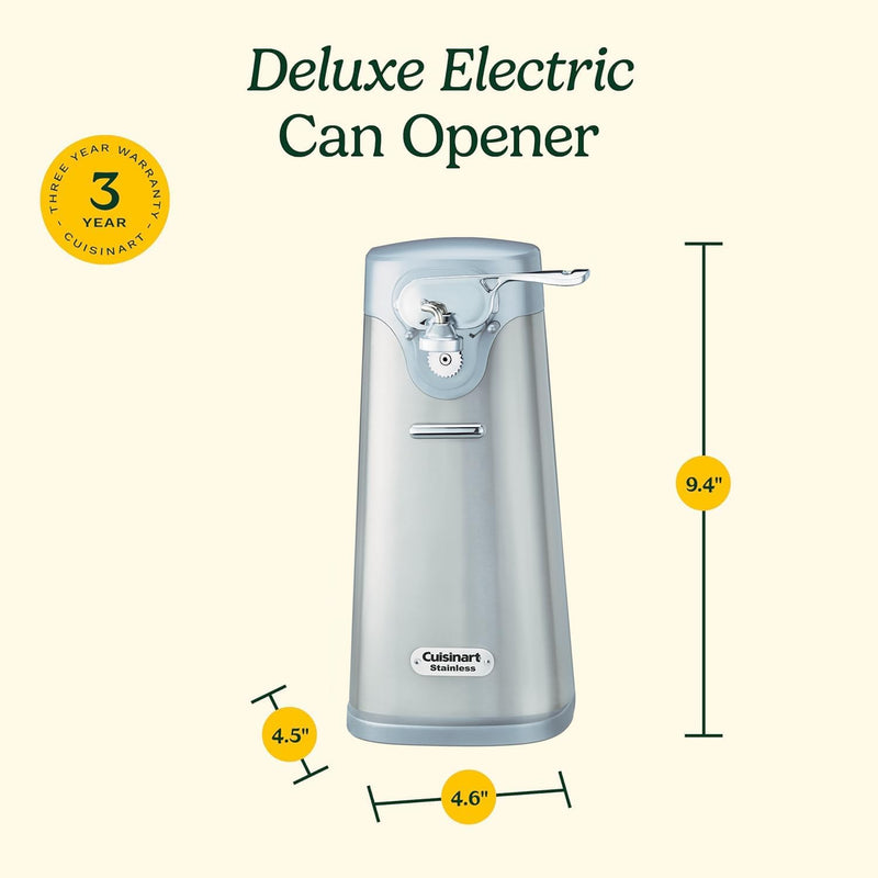 Cuisinart - Ouvre-boîte de luxe en acier inoxydable | SCO-60C