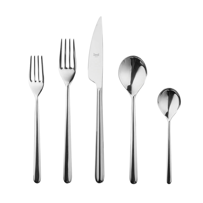 Mepra - Linea Mirror - 5-Piece Flatware Set