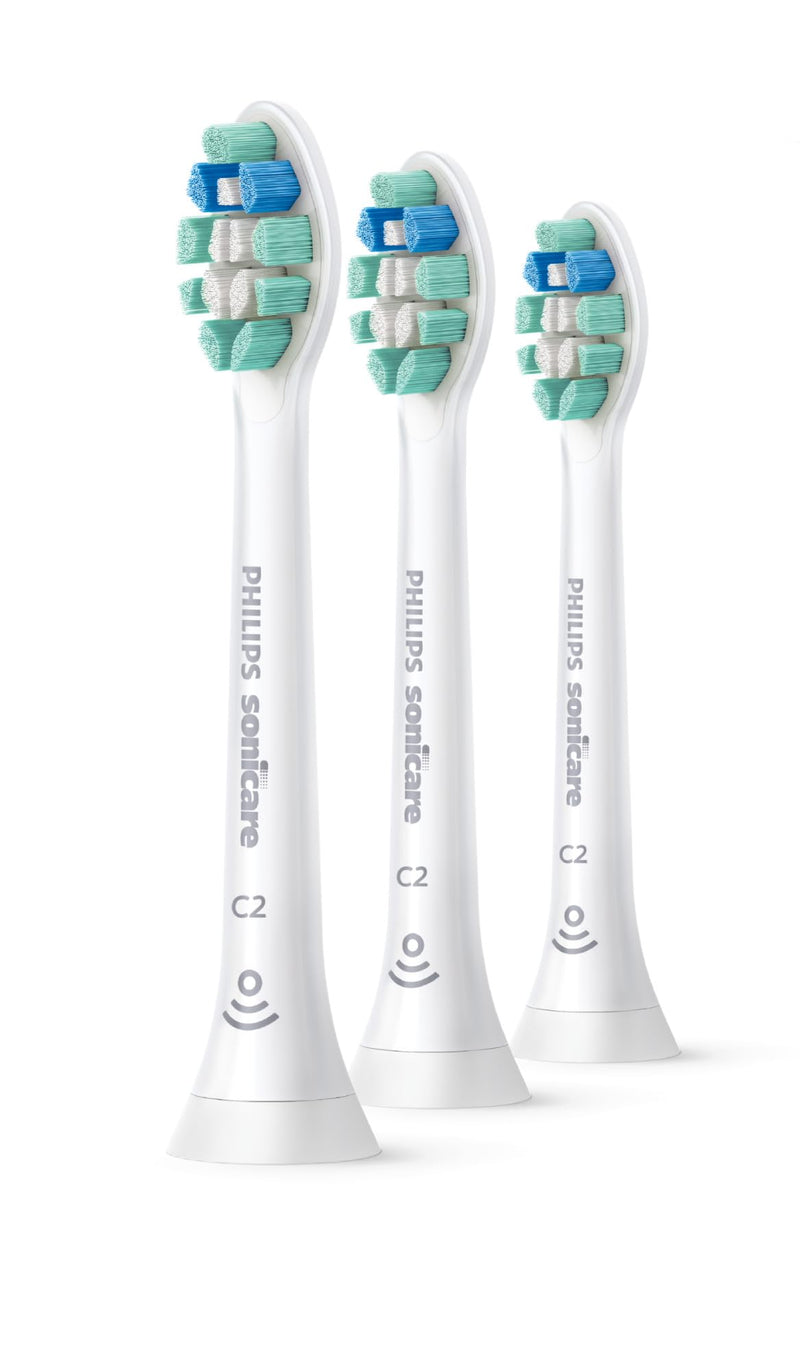 Philips Sonicare Optimal Plaque Control Heads HX9023/65, White, 3 Pack