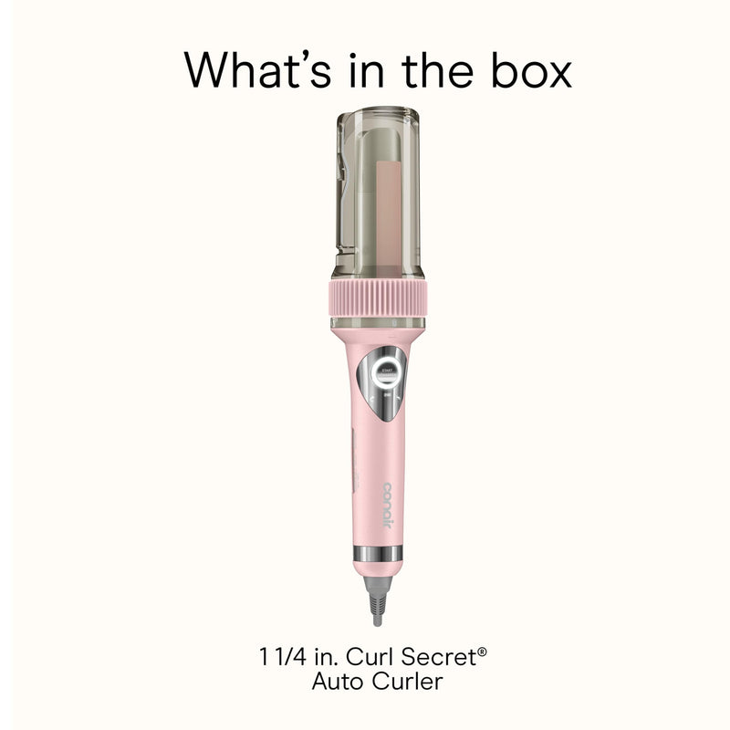 Conair Curl Secret CD1032C 1.25 in Auto Curler, Pink