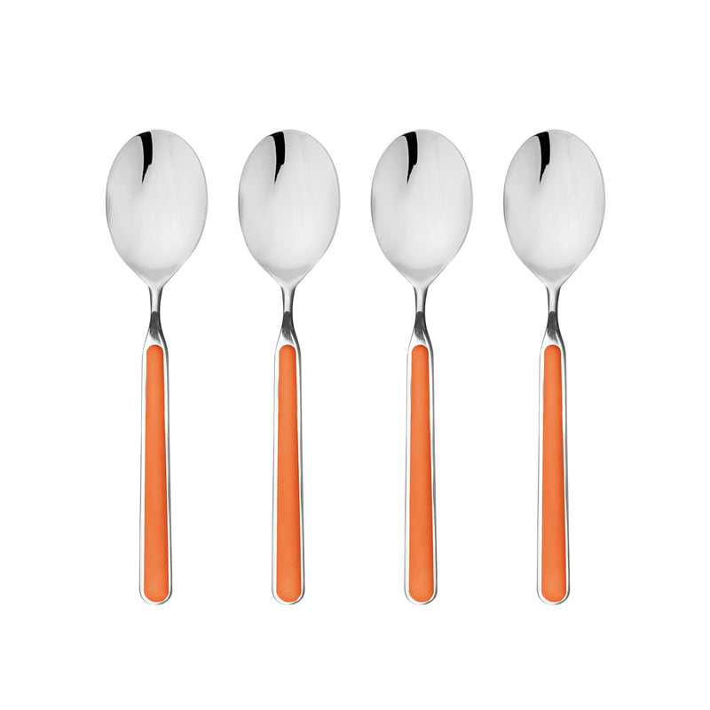 Mepra - Fantasia American Carrot - 4-Piece Coffee Spoon Set