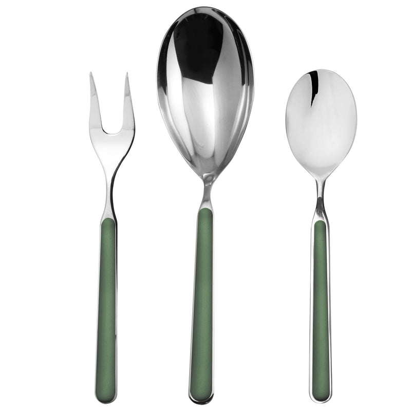 Mepra - Fantasia Green - Ensemble de service 3 pièces