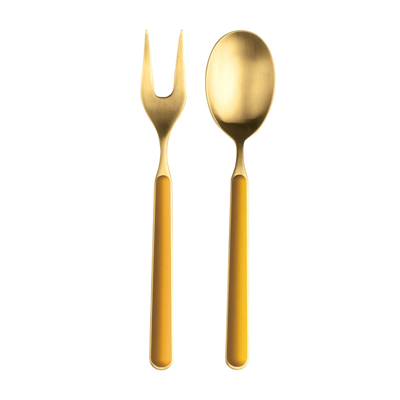 Mepra - Fantasia Ice Gold Mustard - 2-Piece Serving Set