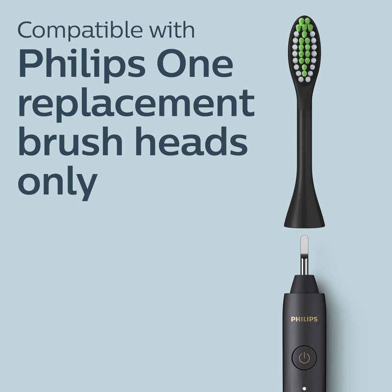 Philips One by Sonicare Rechargeable Toothbrush HY1200/26, Black
