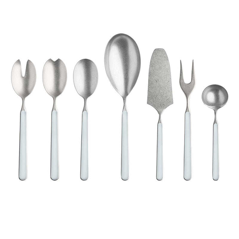 Mepra - Fantasia Pewter Light Blue - 7-Piece Serving Set