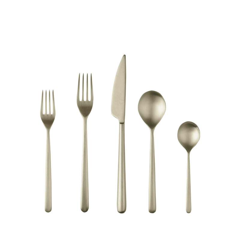Mepra - Linea Ice Champagne - 20-Piece Flatware Set