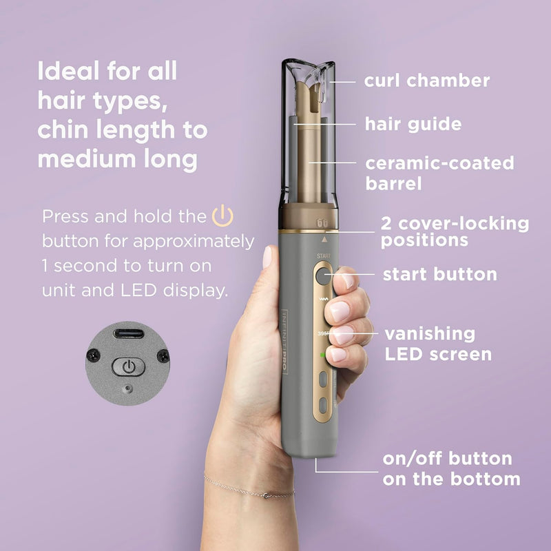 InfinitiPRO by Conair Curl Secret CR520LC Cordless Mini Auto Curler