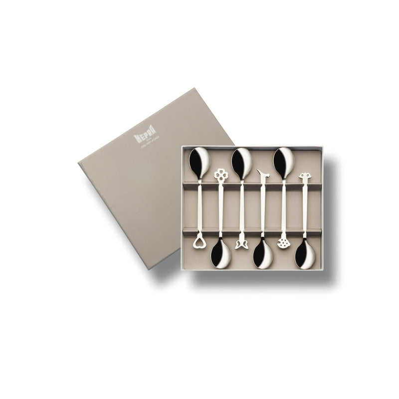 Mepra - Evento Mirror - 6-Piece Coffee Spoon Set