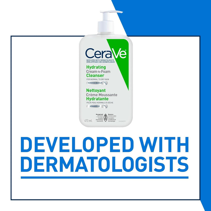 CeraVe - Hydrating Cream-to-Foam Cleanser - 473 mL