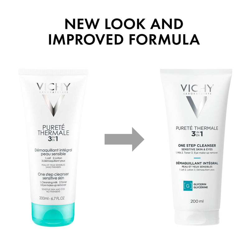 Vichy Pureté Thermale 3-in-1 Cleanser, 200 mL