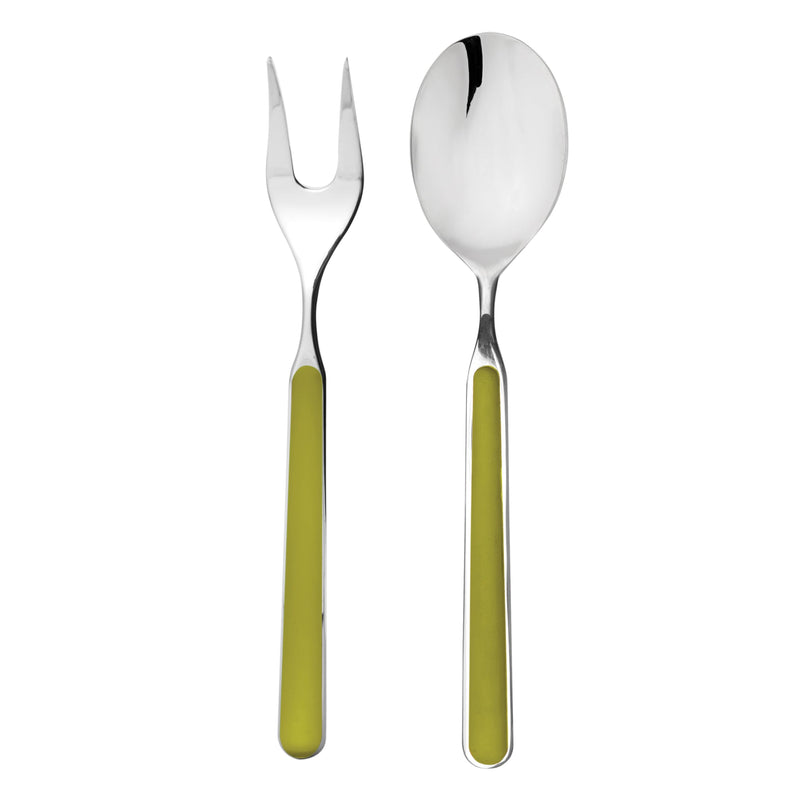 Mepra - Fantasia Olive-Green - Ménagère de service 2 pièces