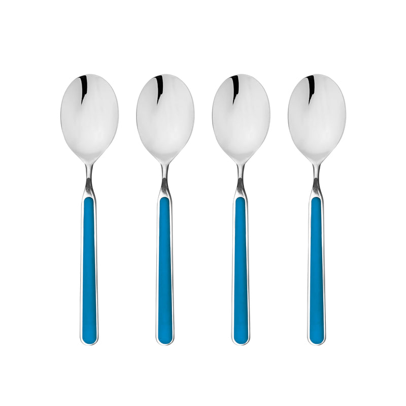 Mepra - Fantasia Bleu Électrique - Set de 4 cuillères à café