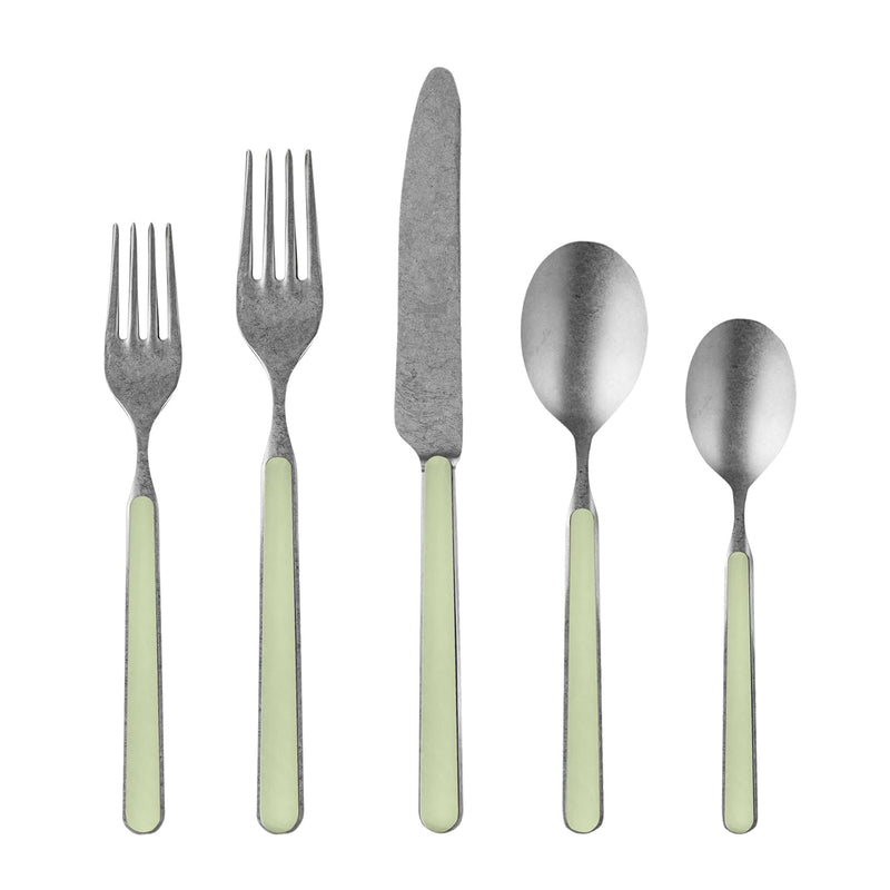 Mepra - Fantasia Pewter Sage - Ménagère 20 pièces