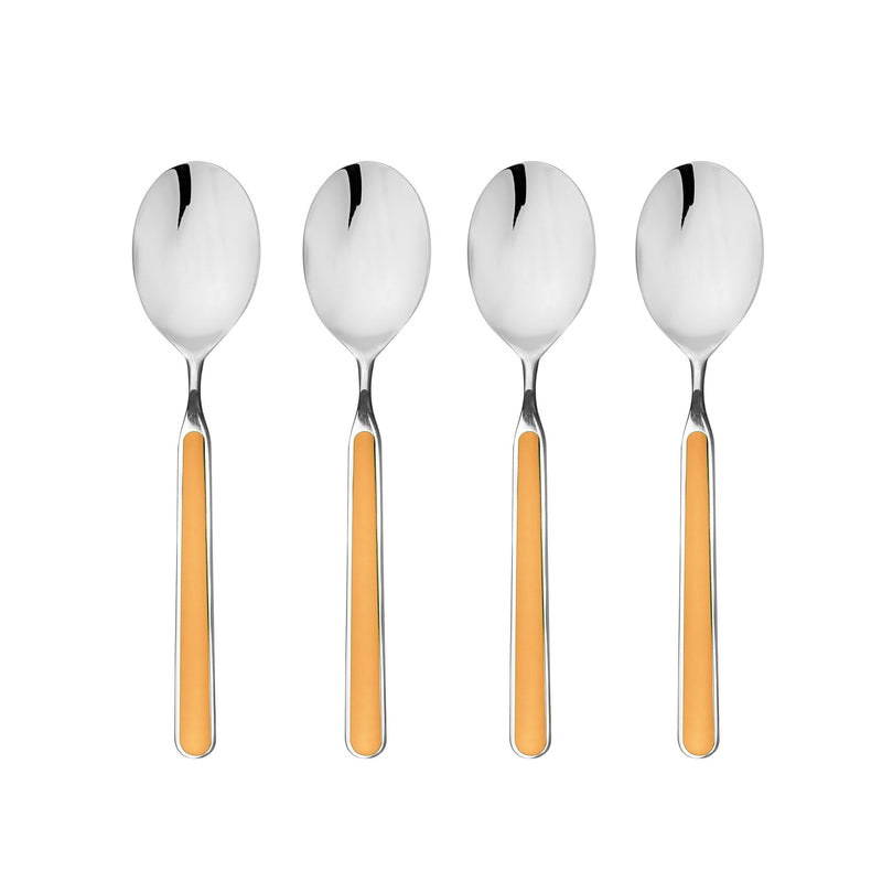 Mepra - Fantasia American Orange - Set de 4 cuillères à café