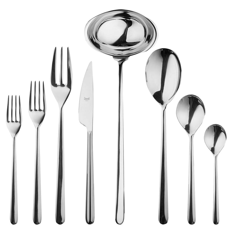 Mepra - Linea Mirror - 43-Piece Flatware Set